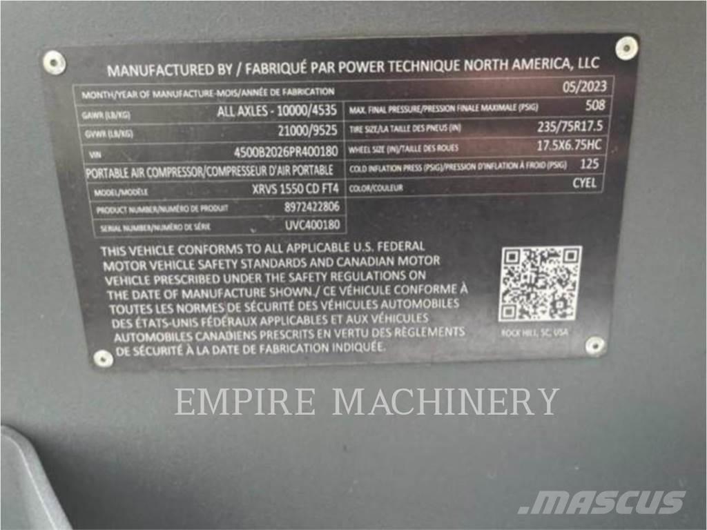 Atlas Copco XRVS1550CD Compresores