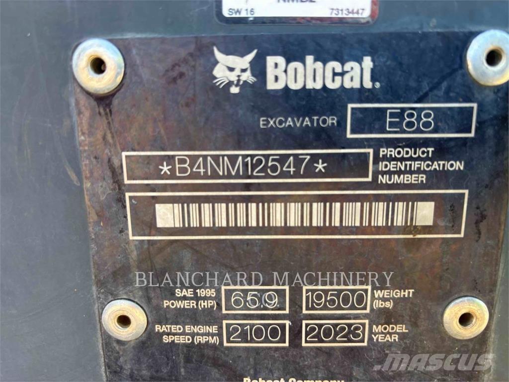 Bobcat E88 Excavadoras de cadenas