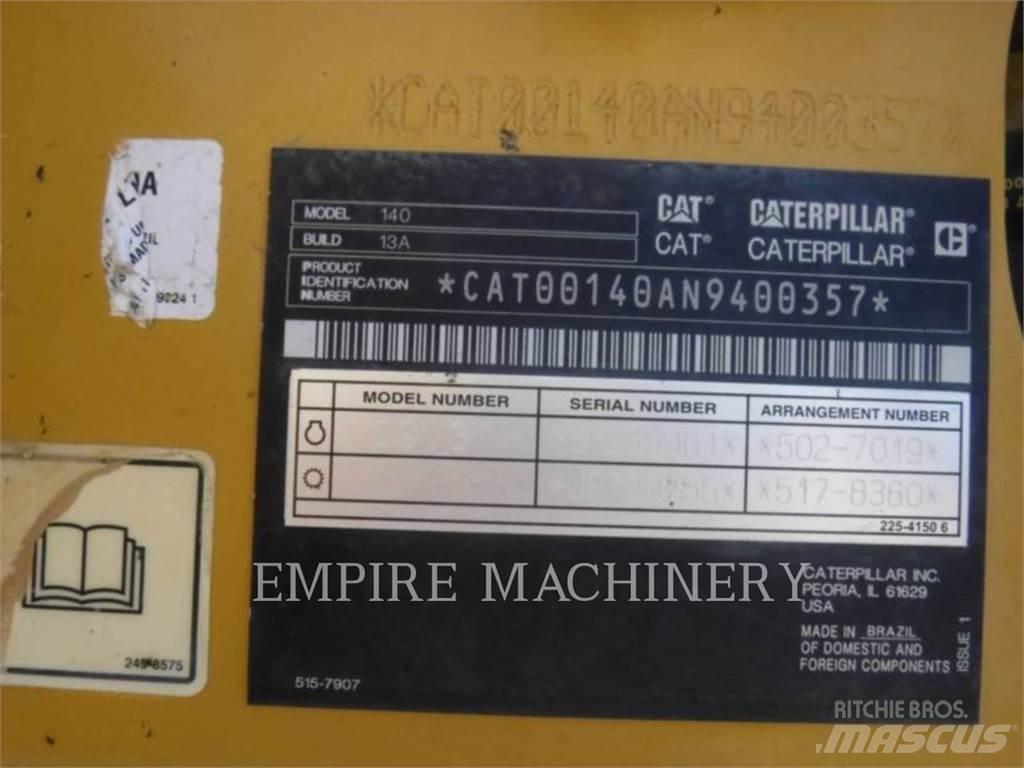 CAT 140-13 Motoniveladoras