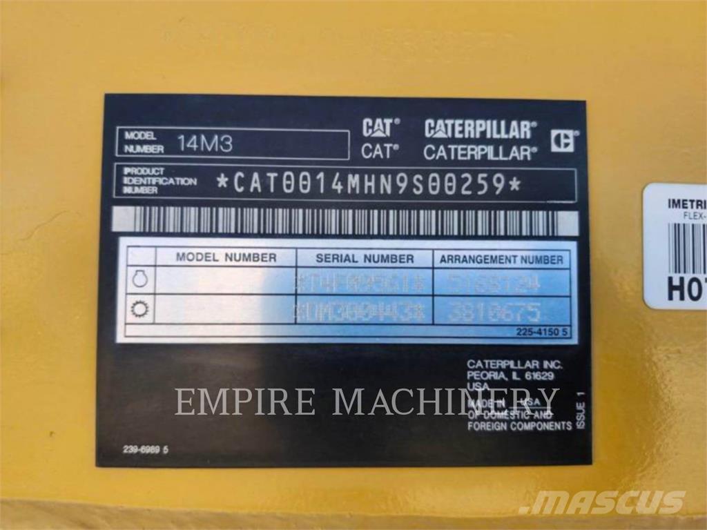 CAT 14M3 Motoniveladoras