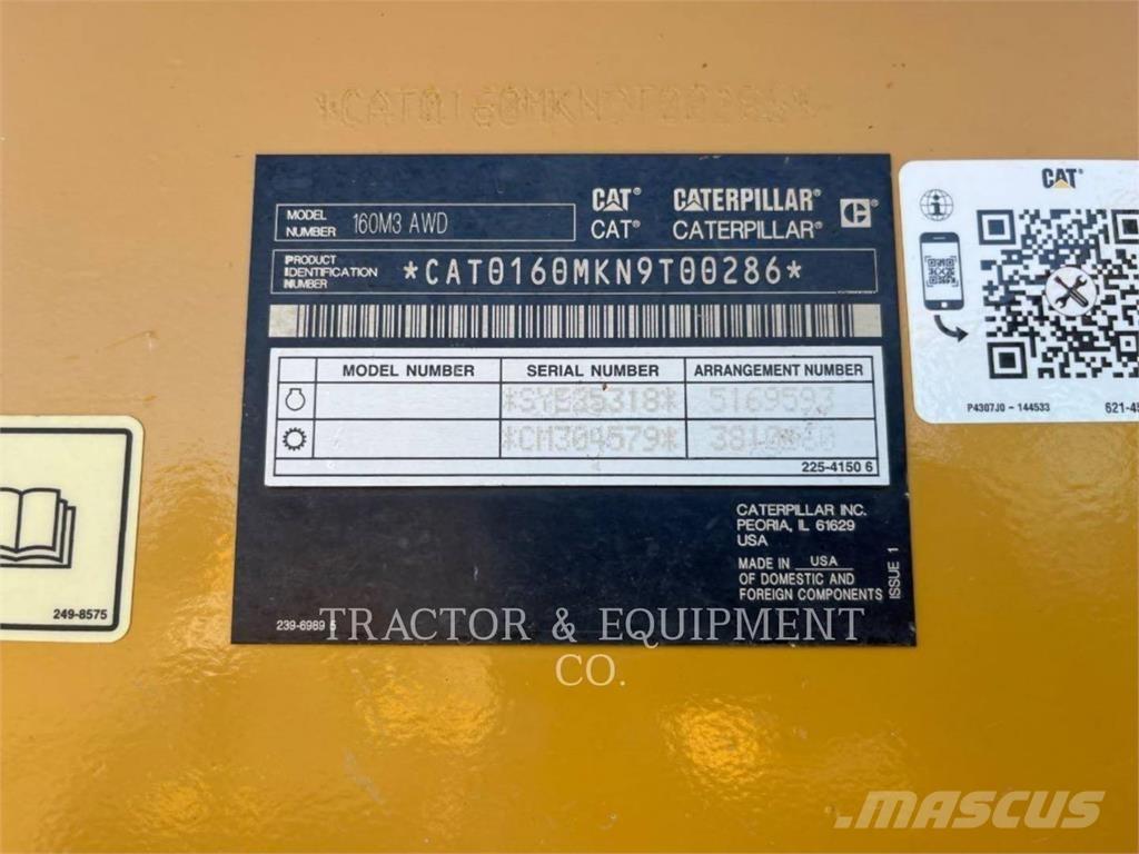 CAT 160M3 AWD Motoniveladoras