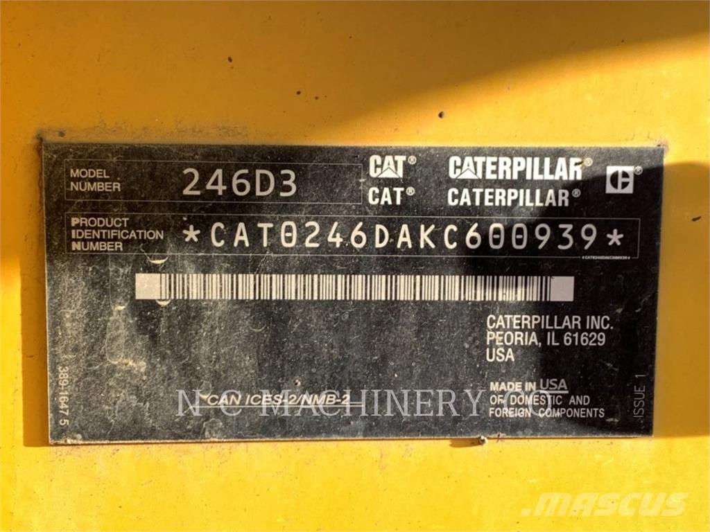 CAT 246D3 H3CB Minicargadoras
