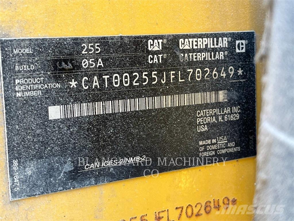 CAT 255 Cargadoras sobre orugas