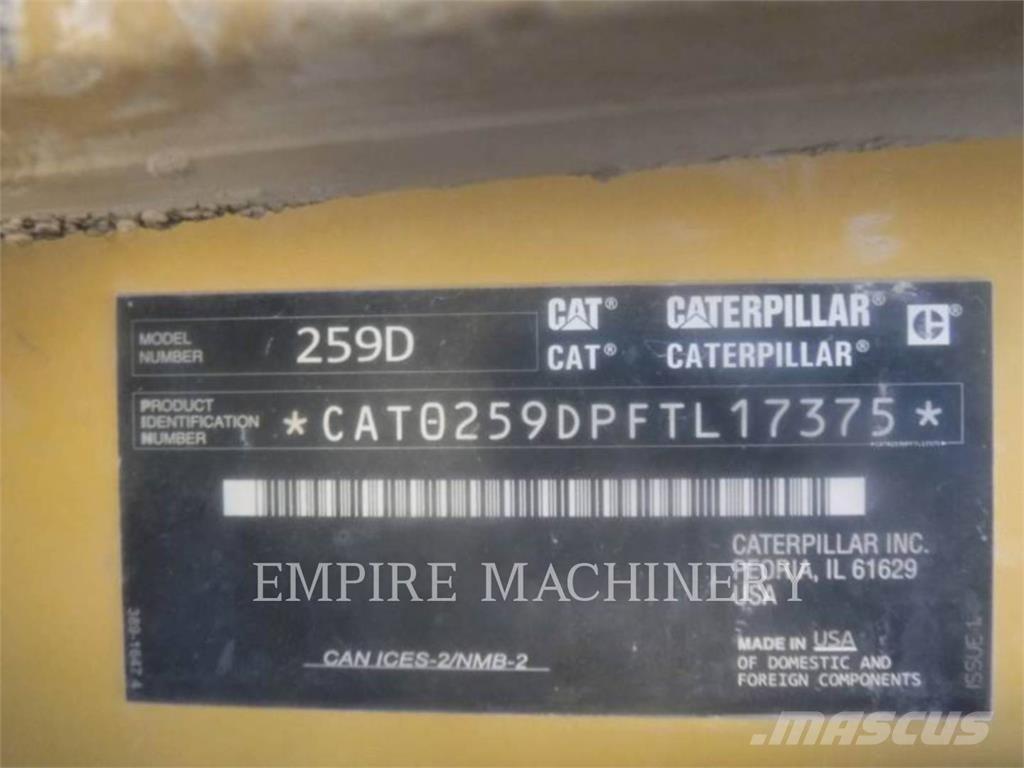 CAT 259D Minicargadoras