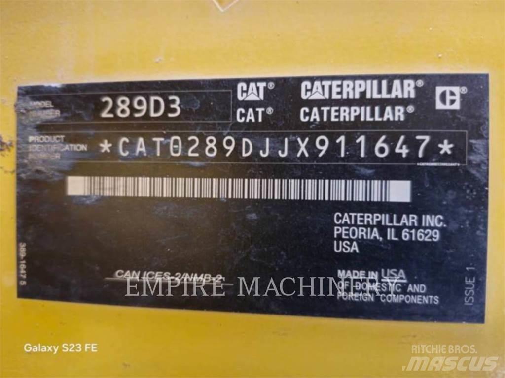 CAT 289D3 CA Minicargadoras