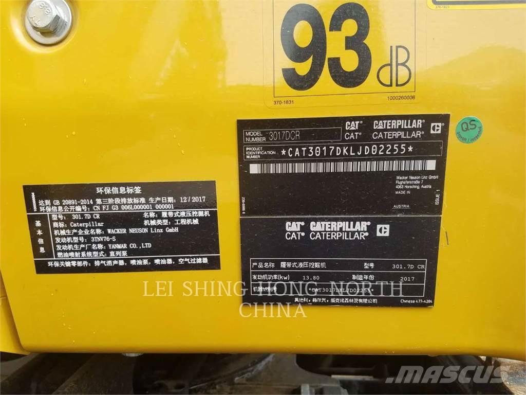 CAT 301.7DCR Excavadoras de cadenas
