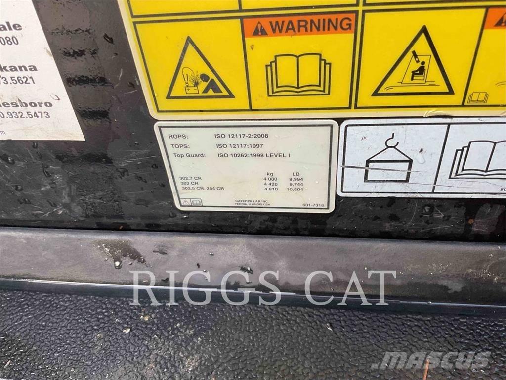 CAT 302.707CR Excavadoras de cadenas