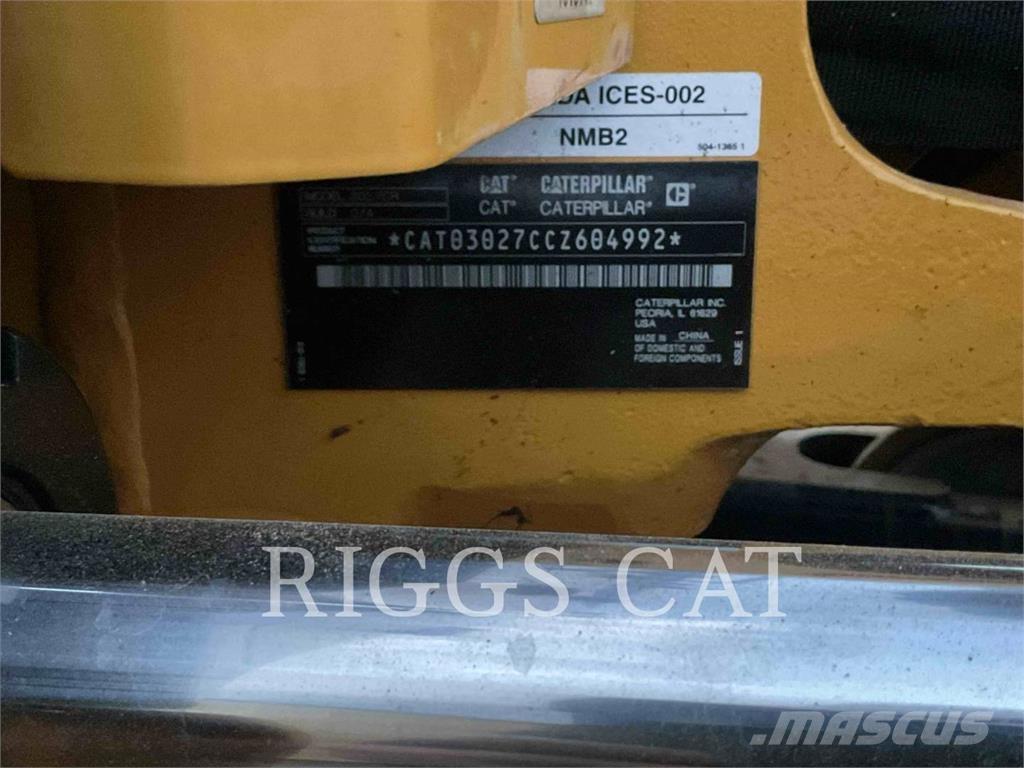 CAT 302.707CR Excavadoras de cadenas