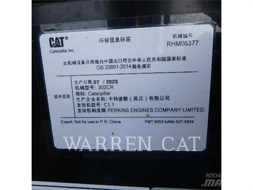 CAT 302 CR Excavadoras de cadenas