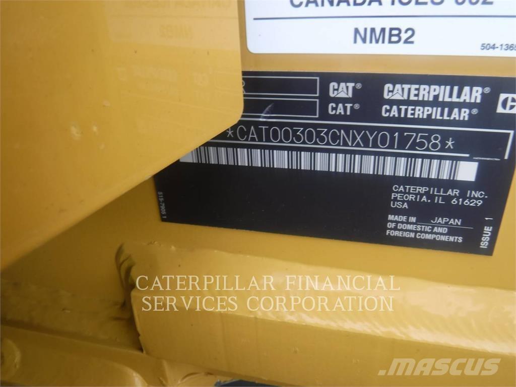CAT 303-07CR Excavadoras de cadenas