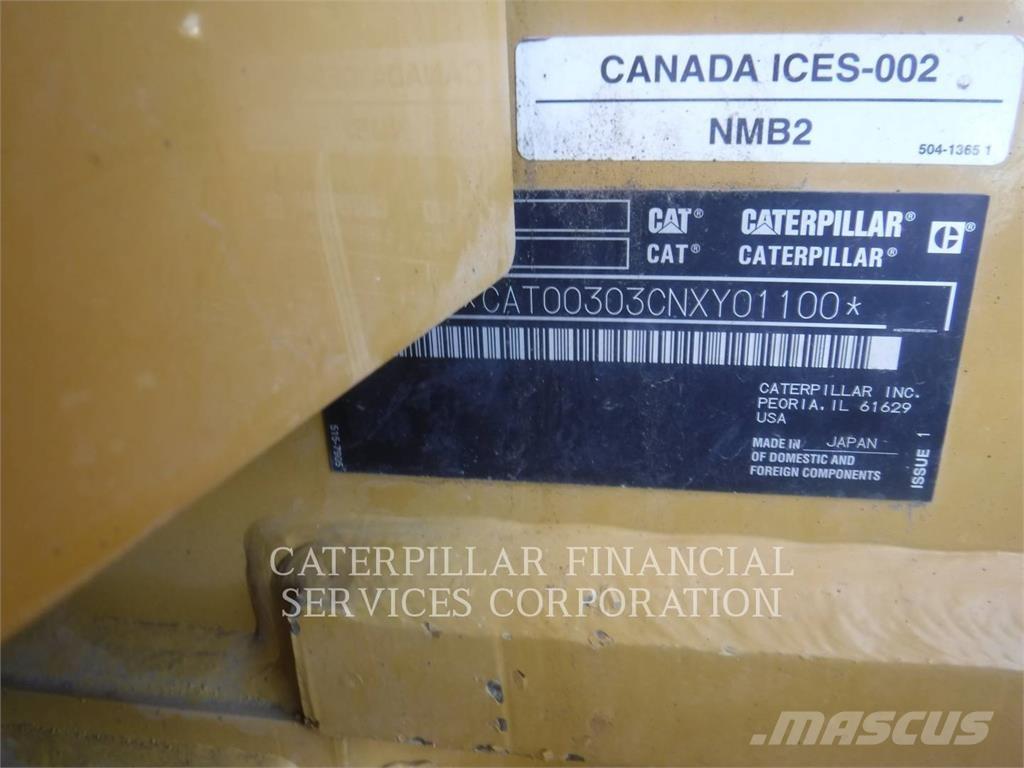 CAT 303-07CR Excavadoras de cadenas