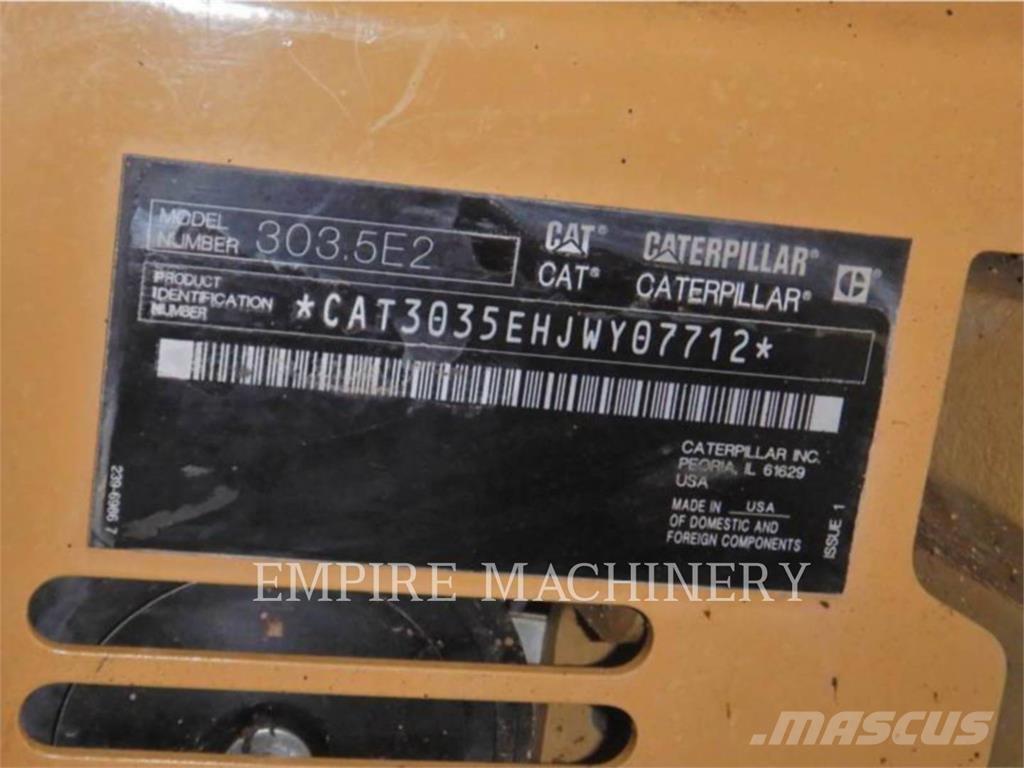 CAT 303.5E2 OR Excavadoras de cadenas