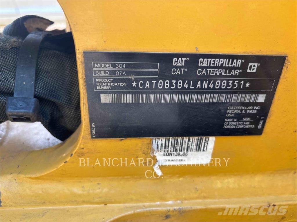 CAT 304 Excavadoras de cadenas