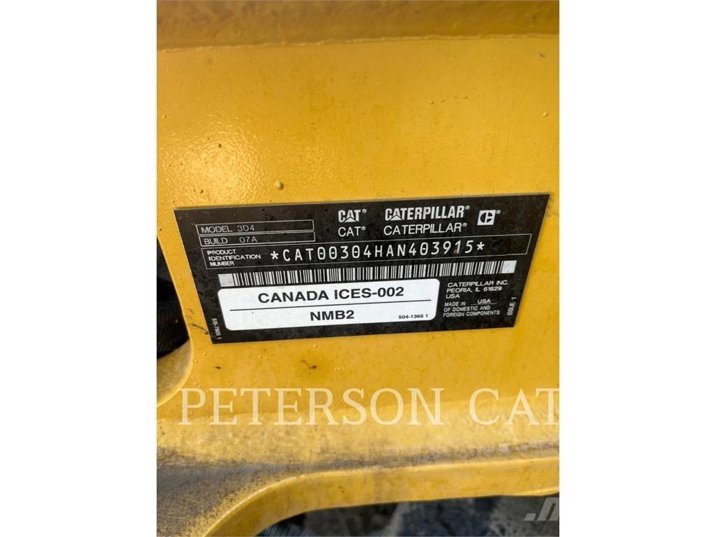 CAT 304 Excavadoras de cadenas