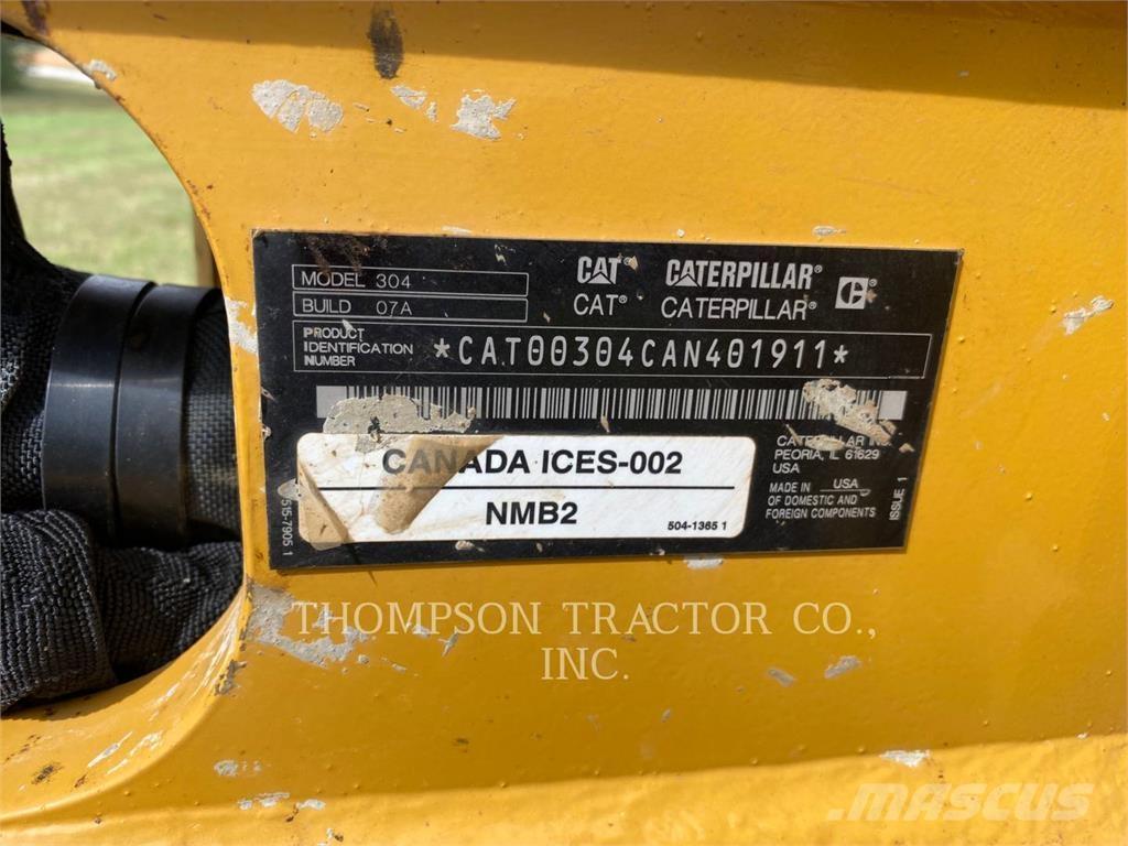 CAT 304 Excavadoras de cadenas