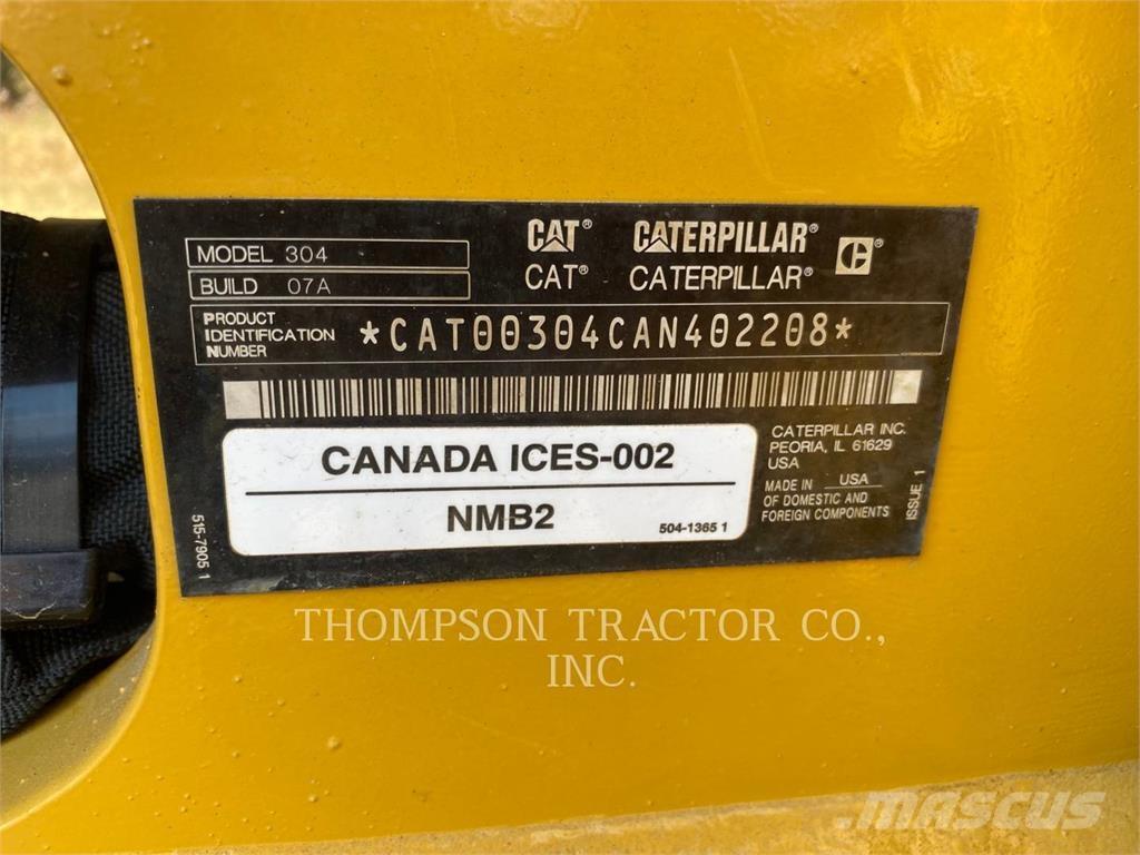 CAT 304 Excavadoras de cadenas