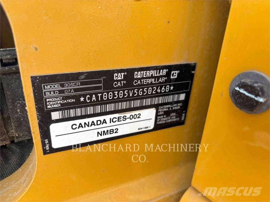 CAT 305 Excavadoras de cadenas