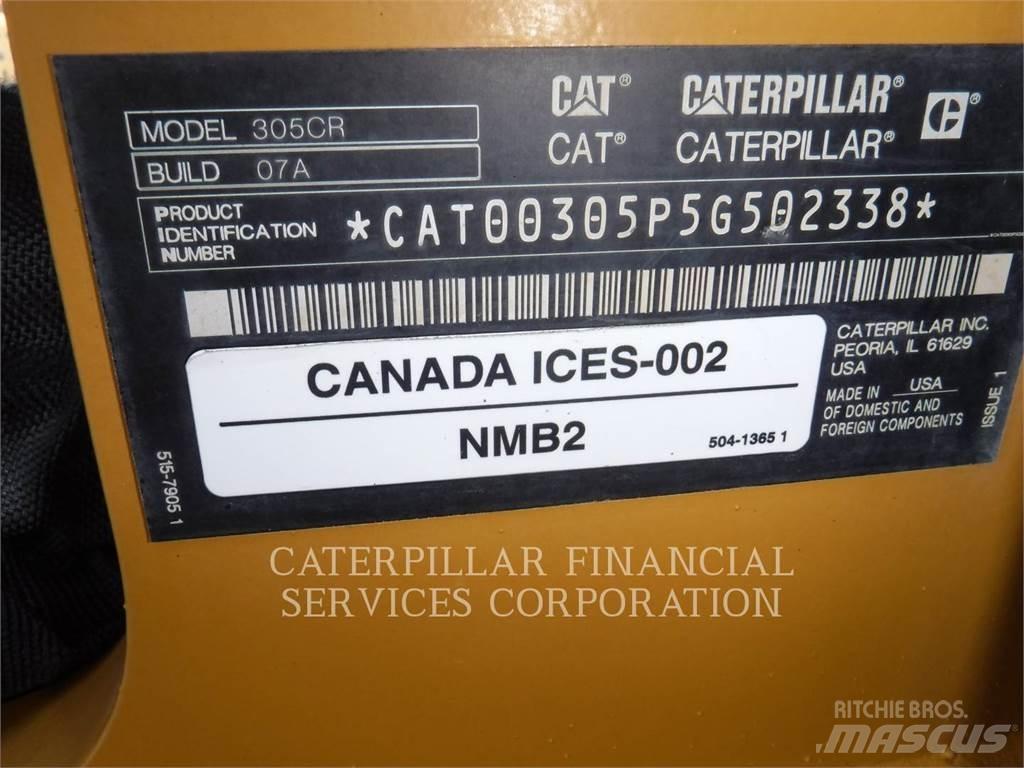 CAT 305-07CR Excavadoras de cadenas
