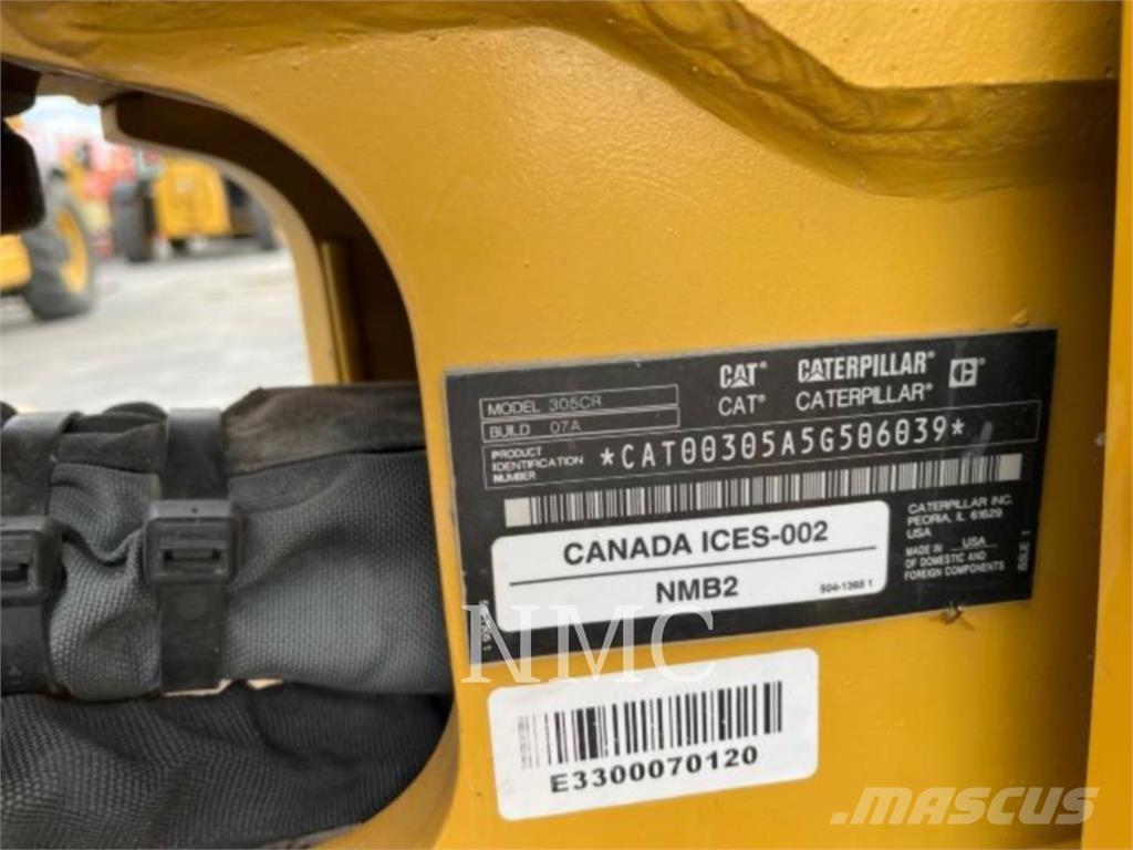 CAT 305-07CR Excavadoras de cadenas