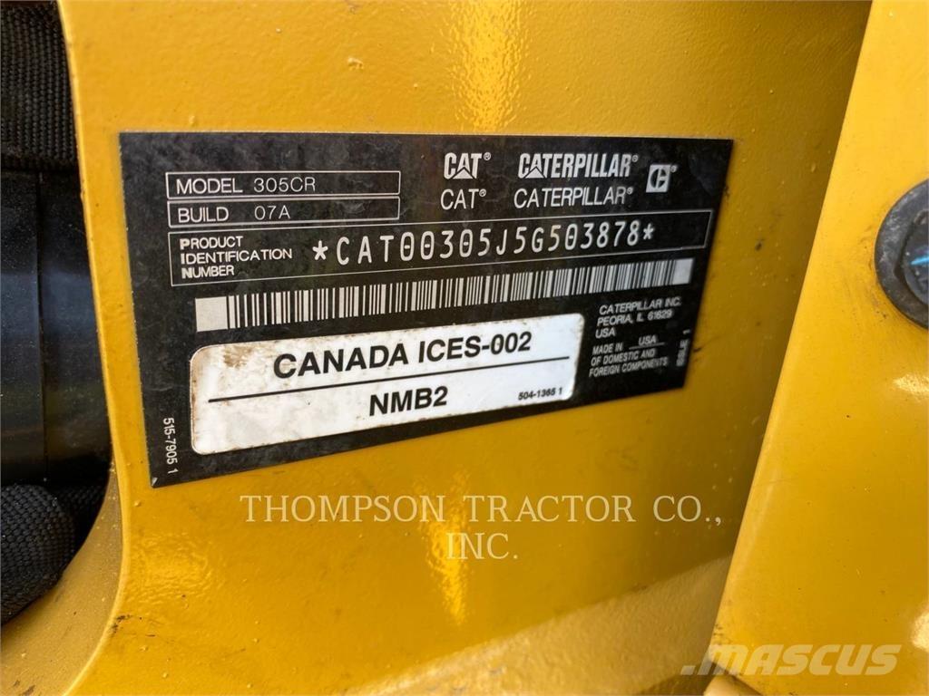 CAT 305 CR Excavadoras de cadenas