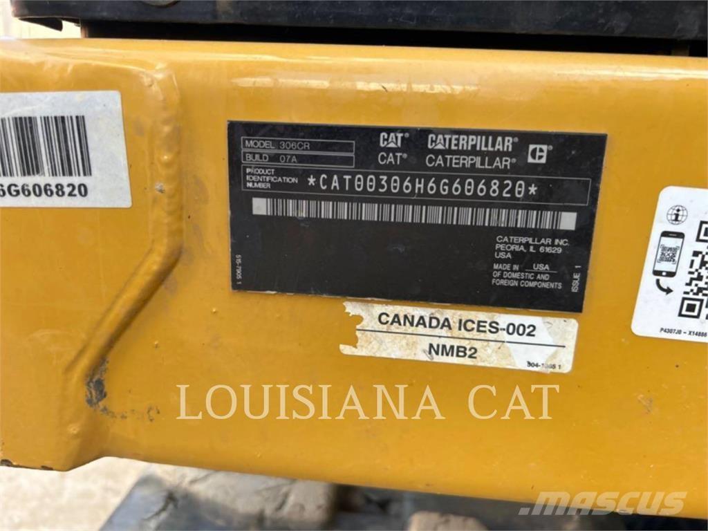 CAT 306 Excavadoras de cadenas