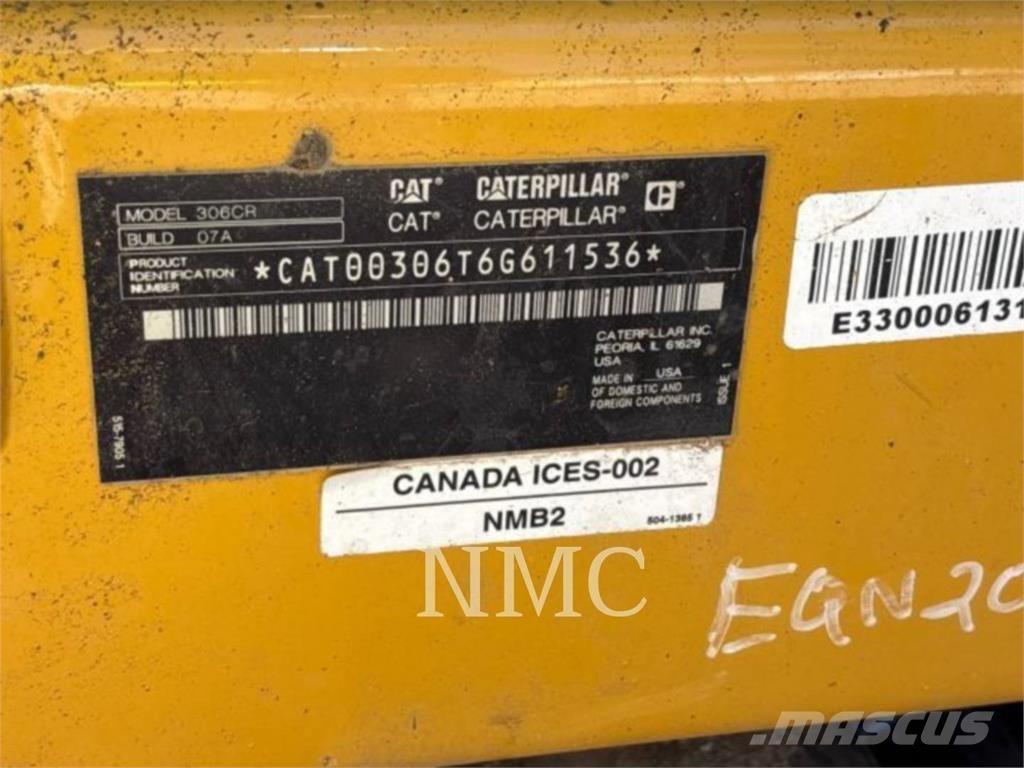 CAT 306-07CR Excavadoras de cadenas