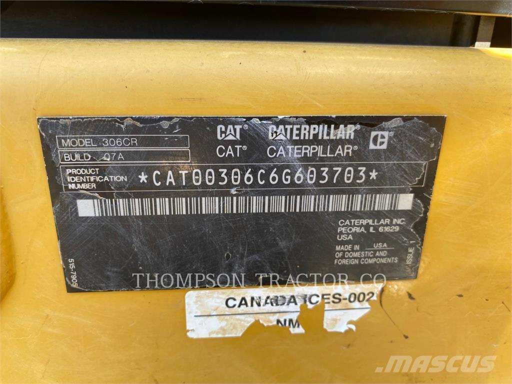 CAT 306CR Excavadoras de cadenas