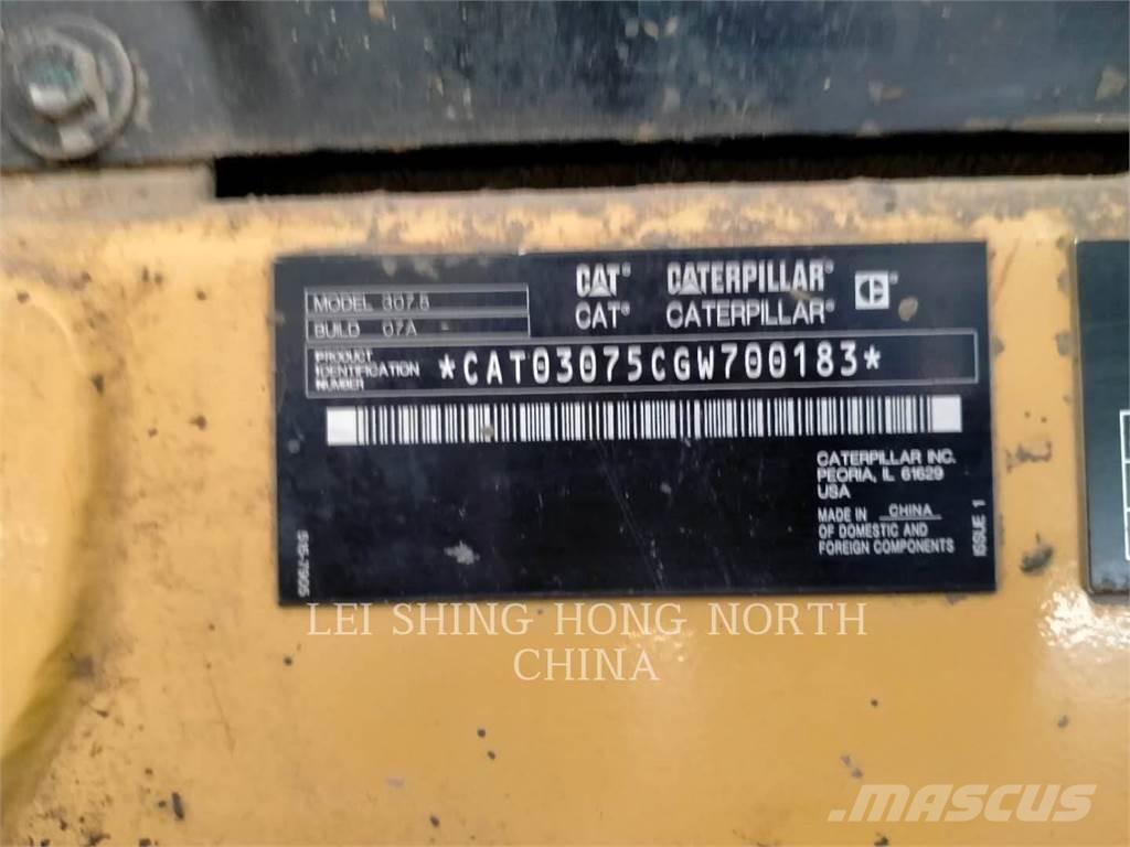 CAT 307.5 Excavadoras de cadenas