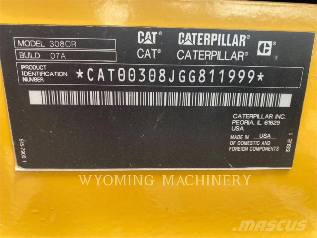 CAT 308 Excavadoras de cadenas