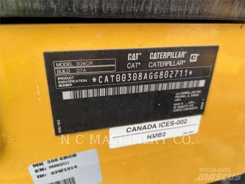 CAT 308 CRCB Excavadoras de cadenas