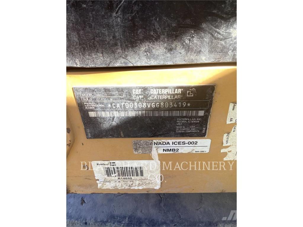 CAT 308CR Excavadoras de cadenas