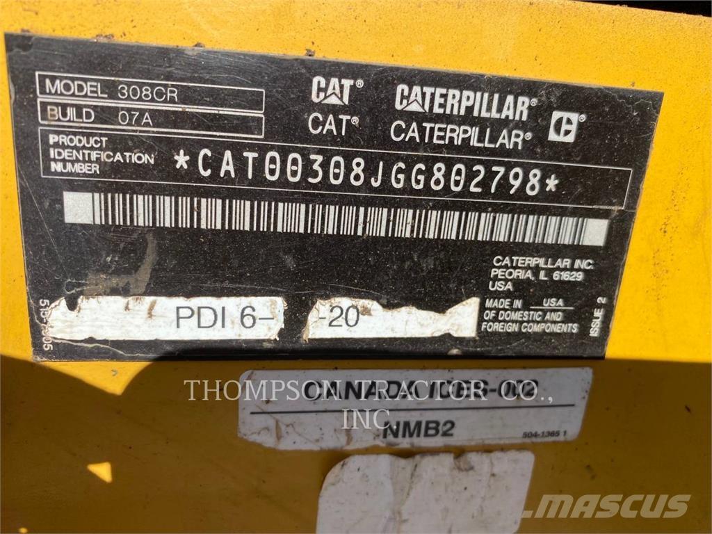 CAT 308CR Excavadoras de cadenas