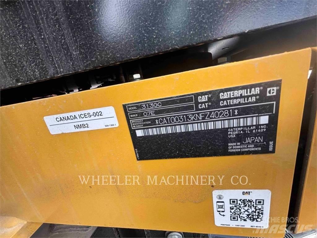 CAT 313 GC CF Excavadoras de cadenas