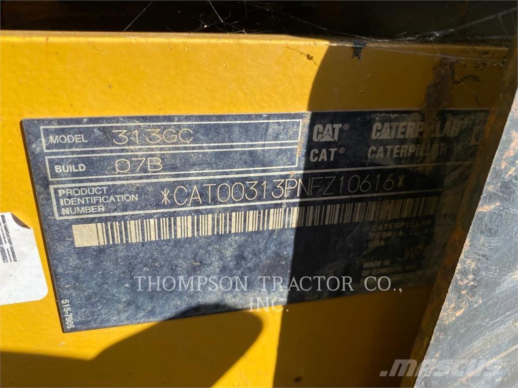 CAT 313GC Excavadoras de cadenas