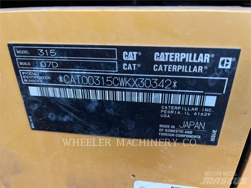 CAT 315 CF Excavadoras de cadenas