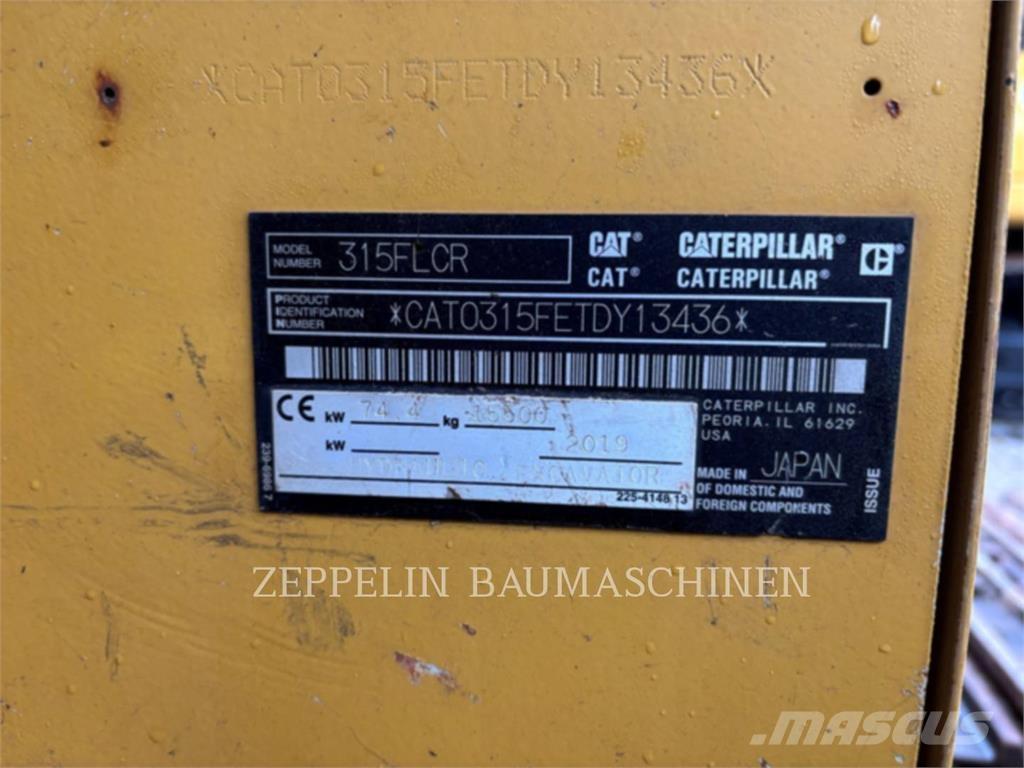 CAT 315FL Excavadoras de cadenas