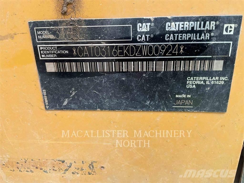 CAT 316EL Excavadoras de cadenas