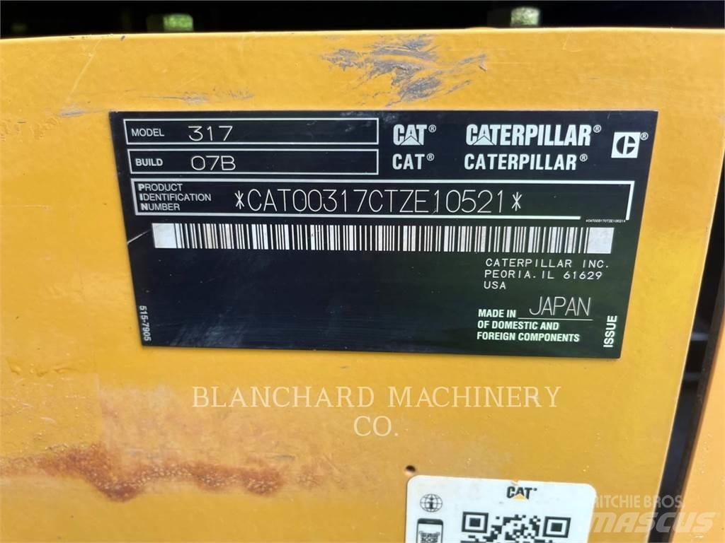 CAT 317 Excavadoras de cadenas