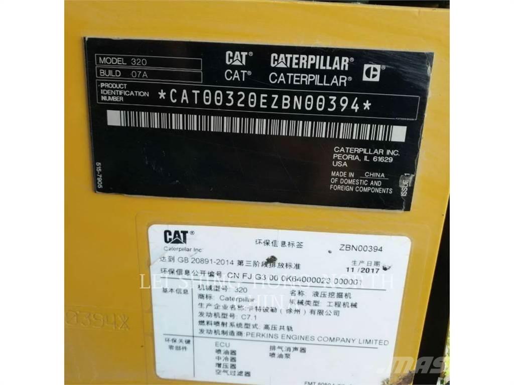 CAT 320-07 Excavadoras de cadenas
