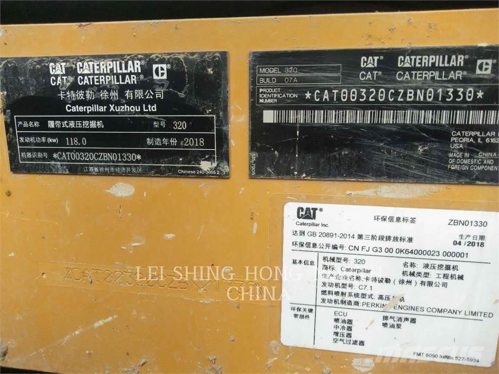 CAT 320-07 Excavadoras de cadenas