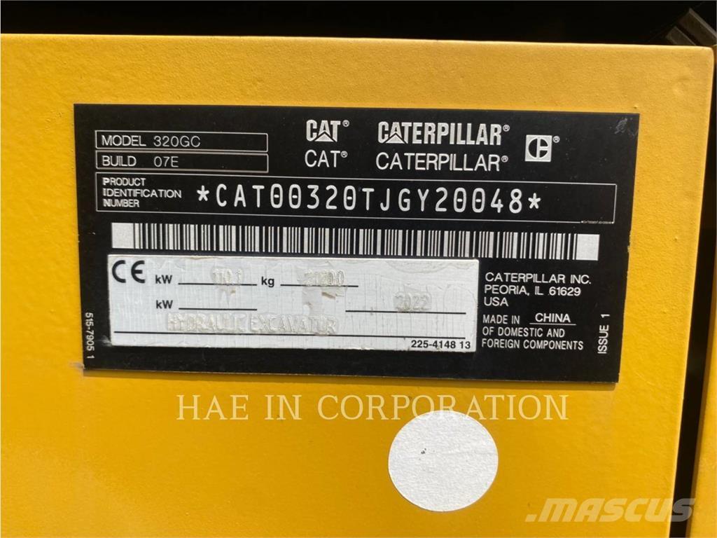 CAT 320-07GC Excavadoras de cadenas