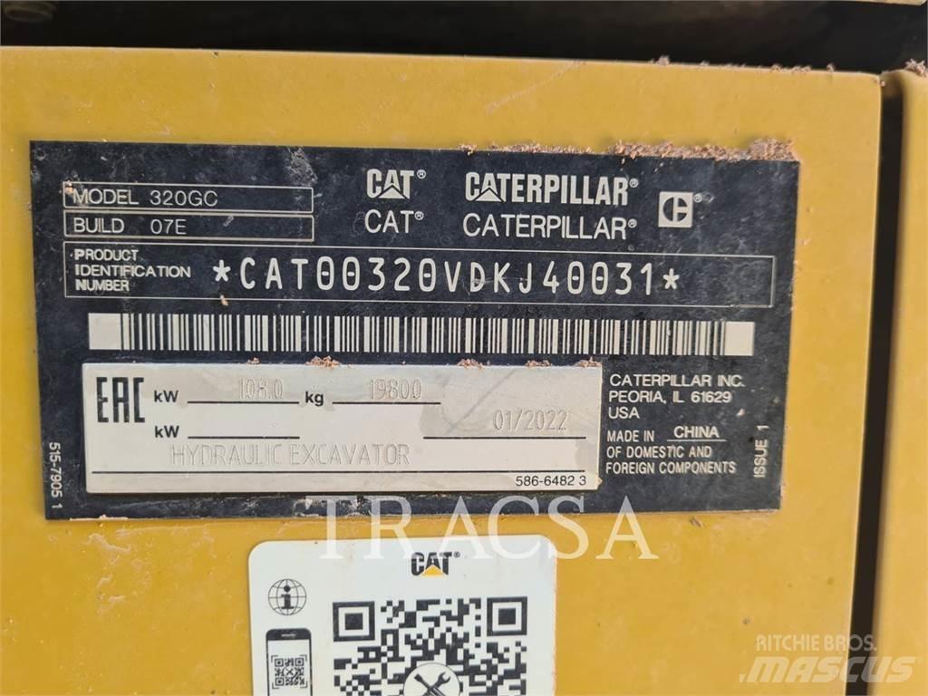 CAT 320GC Excavadoras de cadenas