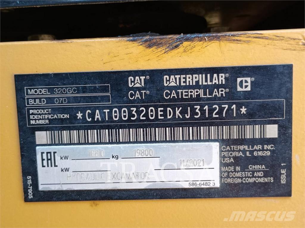 CAT 320GC Excavadoras de cadenas
