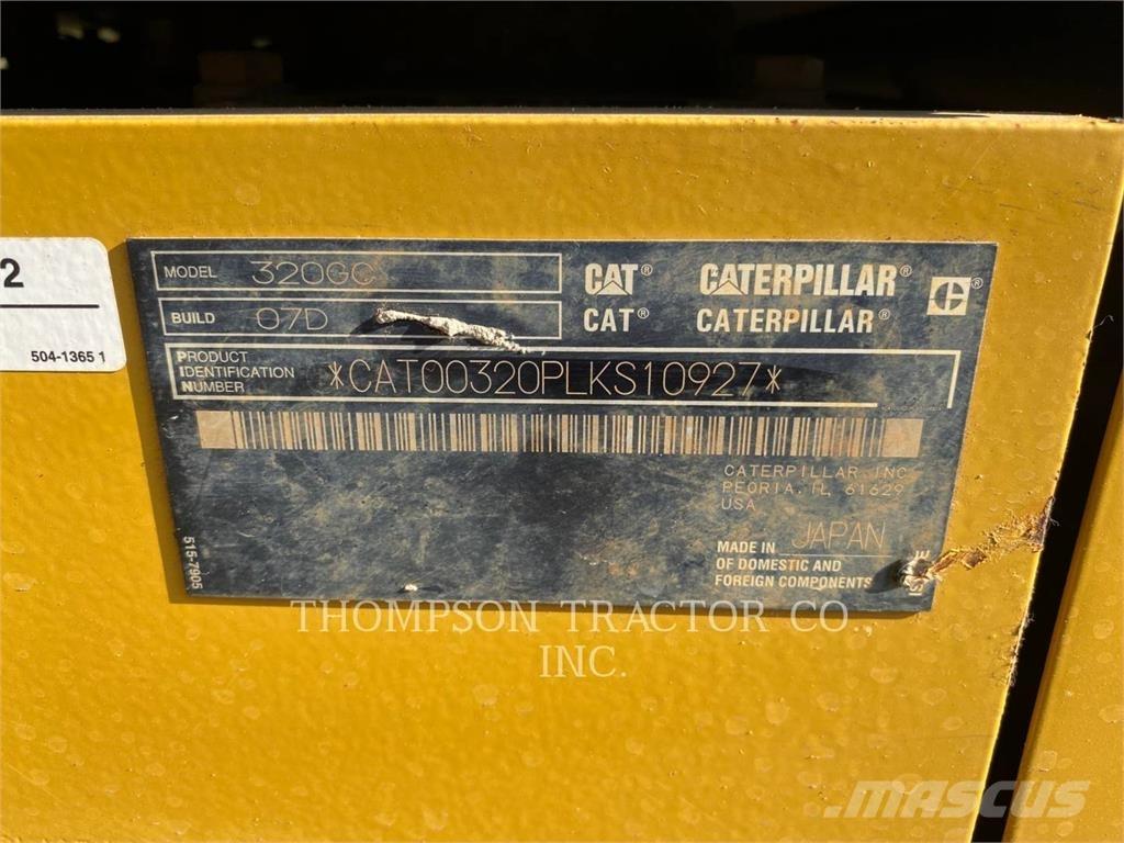 CAT 320GC Excavadoras de cadenas