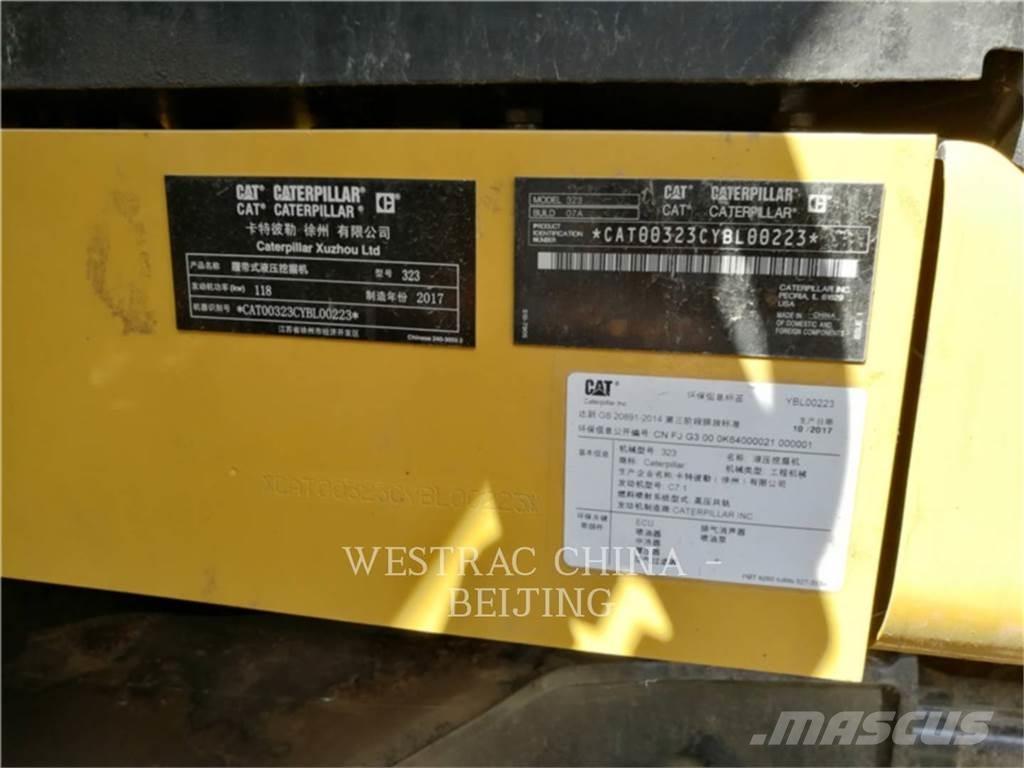 CAT 323-07 Excavadoras de cadenas