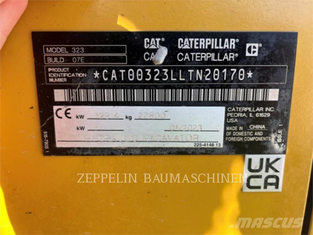 CAT 323-07D Excavadoras de cadenas