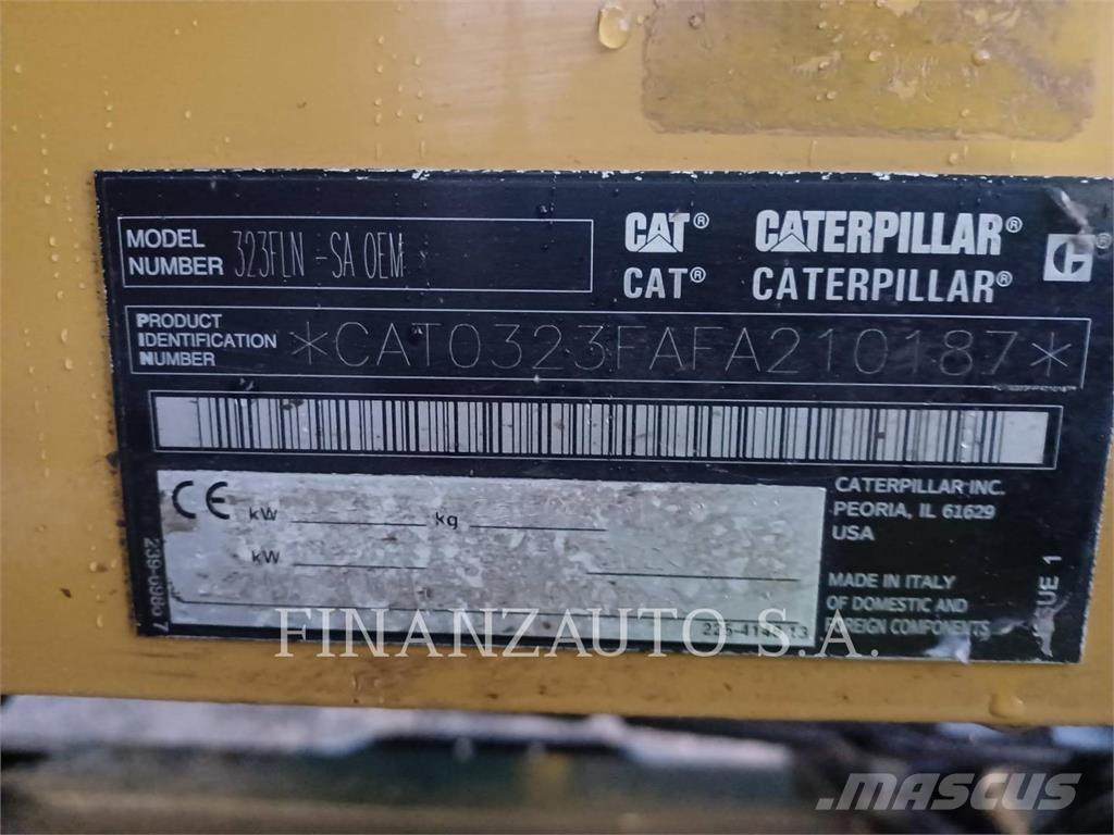 CAT 323F SA Excavadoras de cadenas