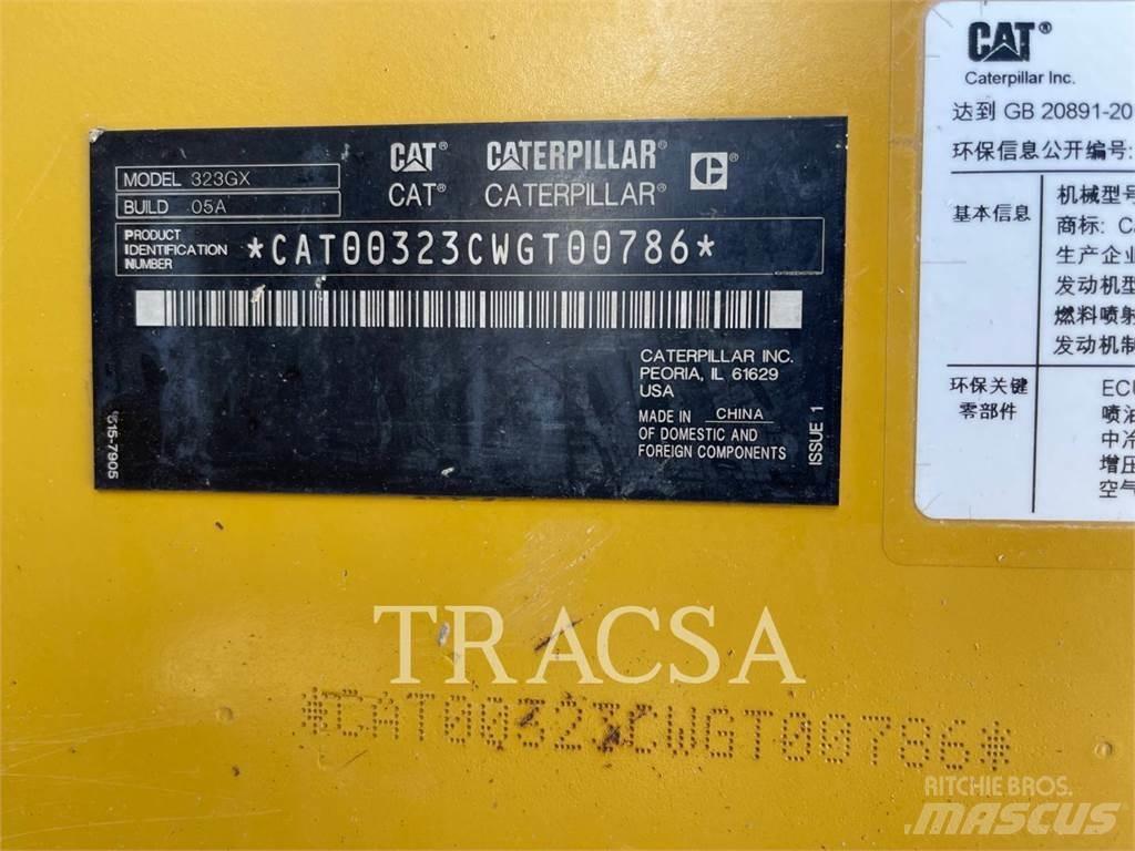CAT 323GX Excavadoras de cadenas