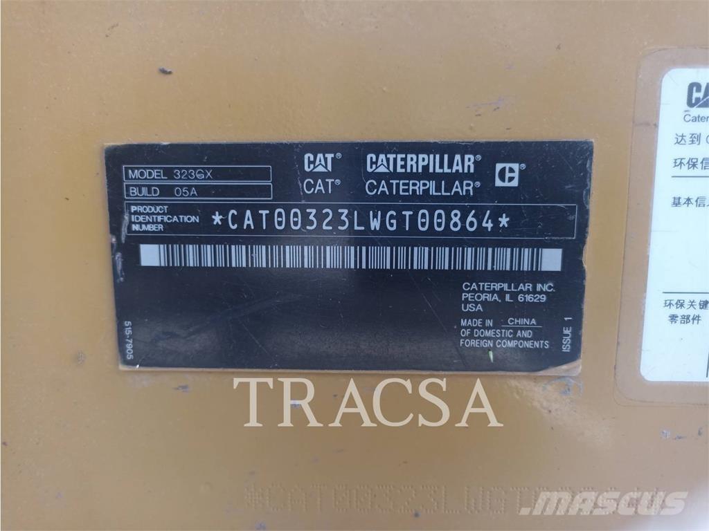 CAT 323GX Excavadoras de cadenas