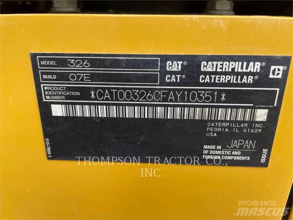 CAT 326 Excavadoras de cadenas